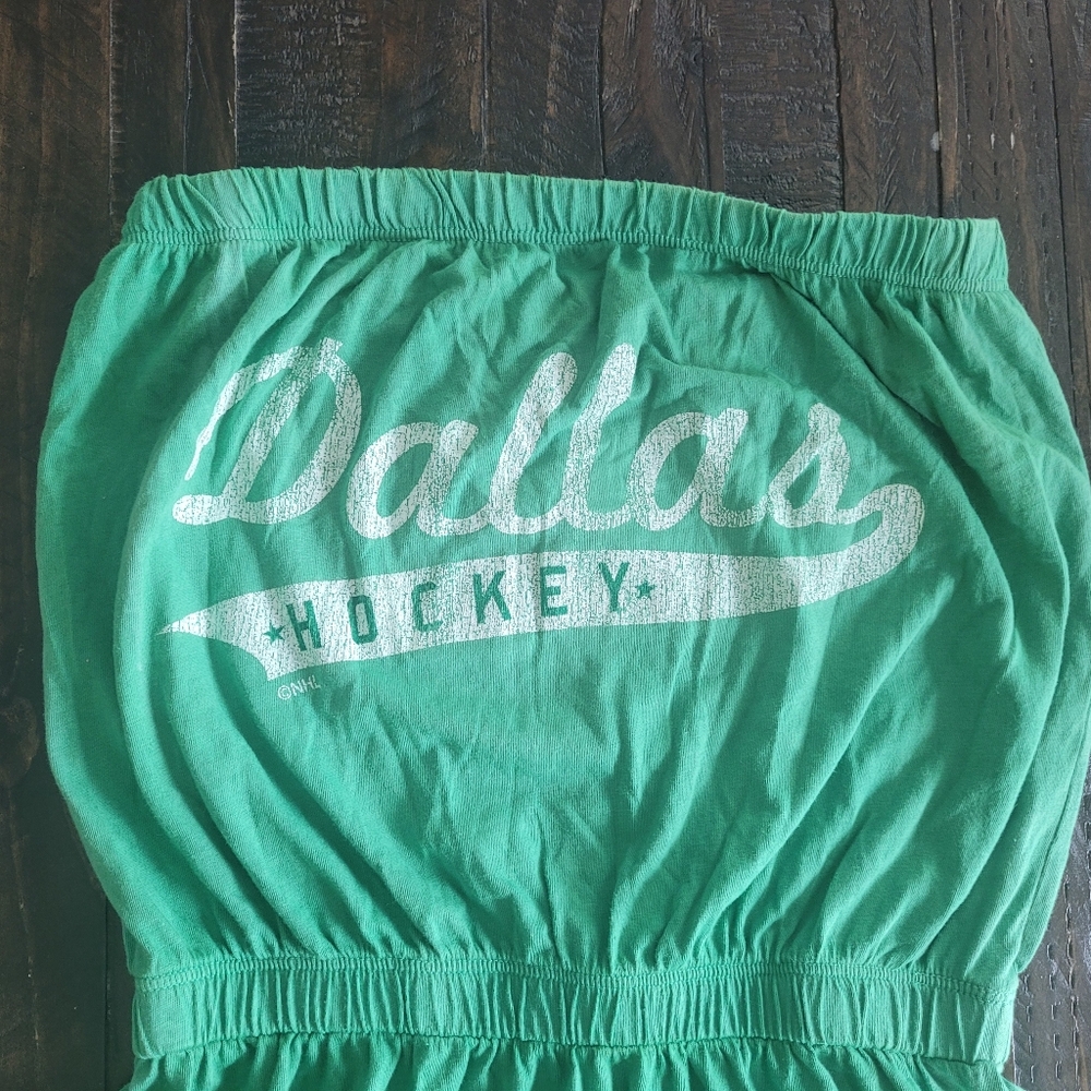 Dallas Stars Green Sleeveless Dress Women's Size Small